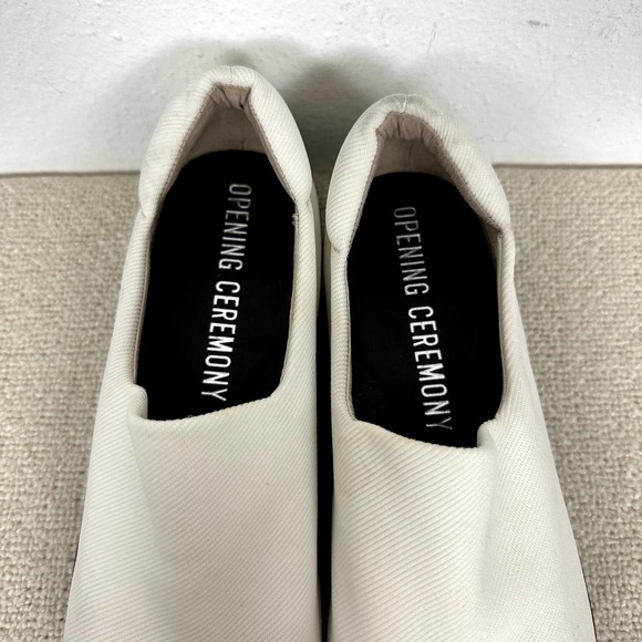 Opening Ceremony Cici‎ Platform Slip-on Sneakers in White Size 39 - Picture 8 of 9